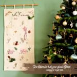 Papierdrachen Adventskalender 2026 – 120x60 cm Wandkalender mit 24 Stoffbeuteln – Bild 2