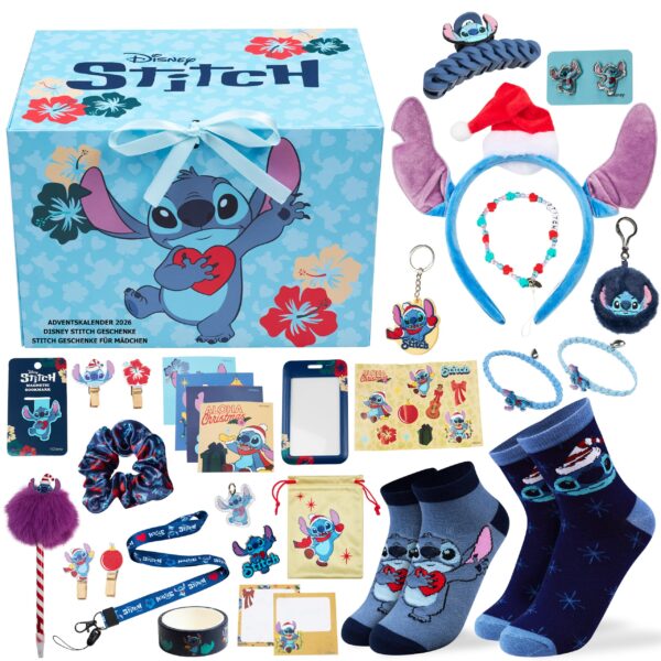 Get Trend Disney Stitch Adventskalender 2026 – 24 Überraschungen für Mädchen & Teens