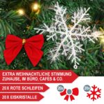ONBEST Weihnachtsgirlande 10 m – 200 LEDs warmweiss mit Fernbedienung & Timer – Bild 2