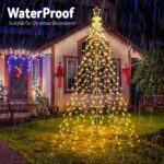 Joomer Weihnachtsbeleuchtung 274 LED 2,3m mit Stern – Dimmbar & Fernbedienung für Aussen – Bild 3