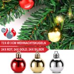 ONBEST Weihnachtsgirlande 10 m – 200 LEDs warmweiss mit Fernbedienung & Timer – Bild 3