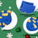 Jeasona Adventskalender Socken 2026 – 12 Paar lustige Lebensmittel-Designs für Kinder – Bild 4