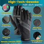 Valkental GloRider Fahrradhandschuhe wasserdicht – Winter-Thermohandschuhe mit Touchscreen – Bild 3