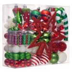 Victor's Workshop Weihnachtskugeln 100-teilig – Christbaumschmuck Set mit Elfen-Design