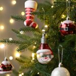 Valery Madelyn 70er Christbaumkugeln-Set Rot-Weiss – Bruchsicher Weihnachtsschmuck – Bild 6