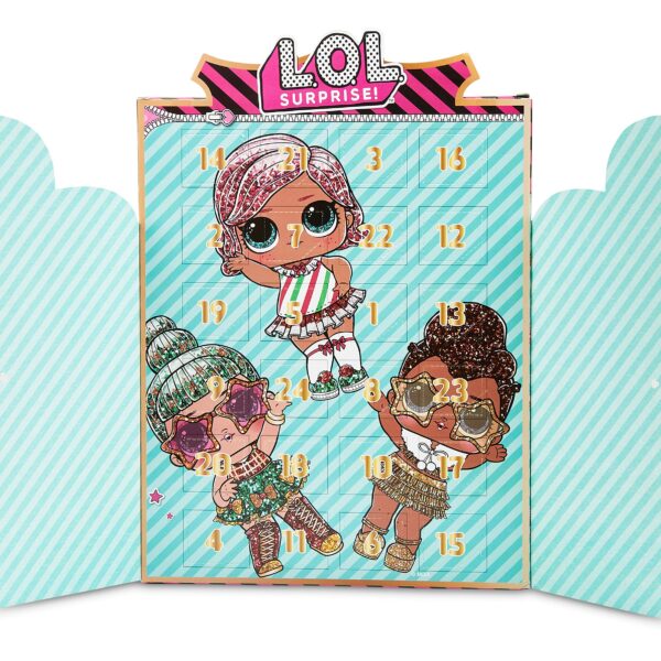 L.O.L. Surprise! Adventskalender 2026 – 24 Charms, Armband & Halskette für Kinder