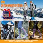 Welwoos Merino Skisocken – Thermische Wintersocken mit Kompression für Damen & Herren (3 Paare) – Bild 6