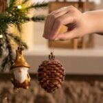 Valery Madelyn 40er Weihnachtskugeln Set Bronze – Bruchsichere Christbaumkugeln Waldland Design – Bild 5