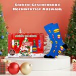 Jeasona Adventskalender Socken 2026 – 12er Set Herren mit Food-Designs – Bild 5