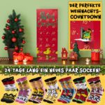 Get Trend Snoopy Socken Adventskalender 2026 – 24 Paar Damen & Teens Strümpfe, Grösse 36-41 – Bild 4