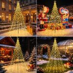 Joomer Weihnachtsbeleuchtung 274 LED 2,3m mit Stern – Dimmbar & Fernbedienung für Aussen – Bild 7