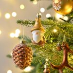 Valery Madelyn 40er Weihnachtskugeln Set Bronze – Bruchsichere Christbaumkugeln Waldland Design – Bild 2