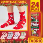 Hello Kitty Sanrio Adventskalender 2026 – 24 Paar Socken für Damen & Teenager Grösse 33-40 – Bild 5