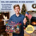 EWL Adventskalender US Sweets Mix 2026 – 24 amerikanische Süssigkeiten für die Adventszeit – Bild 4