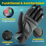 Valkental GloRider Fahrradhandschuhe – Wasserdicht mit Touchscreen für Übergang & Winter – Bild 3