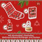 Nutella Adventskalender 2026 – 24 Überraschungen mit Socken & Kartenspiel, 528 g – Bild 7