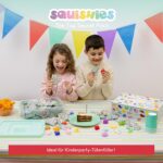 BONNYCO Mochi Squishy Set 80 Stück – Kawaii Squeeze Toys mit Aufbewahrungsbox für Kindergeburtstag – Bild 2