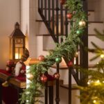 Valery Madelyn 180cm Weihnachtsgirlande grün mit 20 LED Timer – Premium Tannengirlande – Bild 2