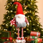 Valery Madelyn Weihnachtswichtel 67cm – Rot-Weiss Gnom Deko für Tisch & Treppe – Bild 4
