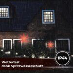 OVILUM 3D Leuchtstern Ø 57 cm mit LED & Timer – Wetterfeste Weihnachtsdeko für Garten & Innen – Bild 4