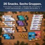 Energybody Fitness Adventskalender 2026 – 26 Protein & Oat Bars mit 16 Sorten – Bild 3