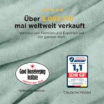 BEDSURE Fleecedecke 150x200cm – Ultraweiche Mikrofaser Wohndecke für Sofa & Bett – Bild 4