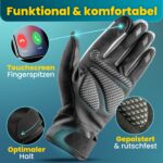 Valkental GloRider Fahrradhandschuhe wasserdicht – Übergangshandschuh mit 3M Isolation & Touchscreen – Bild 3