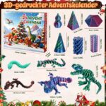 FORMIZON 3D Adventskalender 2026 – 24 3D-gedruckte Drachen, Dinosaurier & Figuren für Kinder – Bild 3