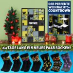 Get Trend Fortnite Socken Adventskalender 24 Paar – Gaming Geschenk für Teenager & Herren – Bild 4
