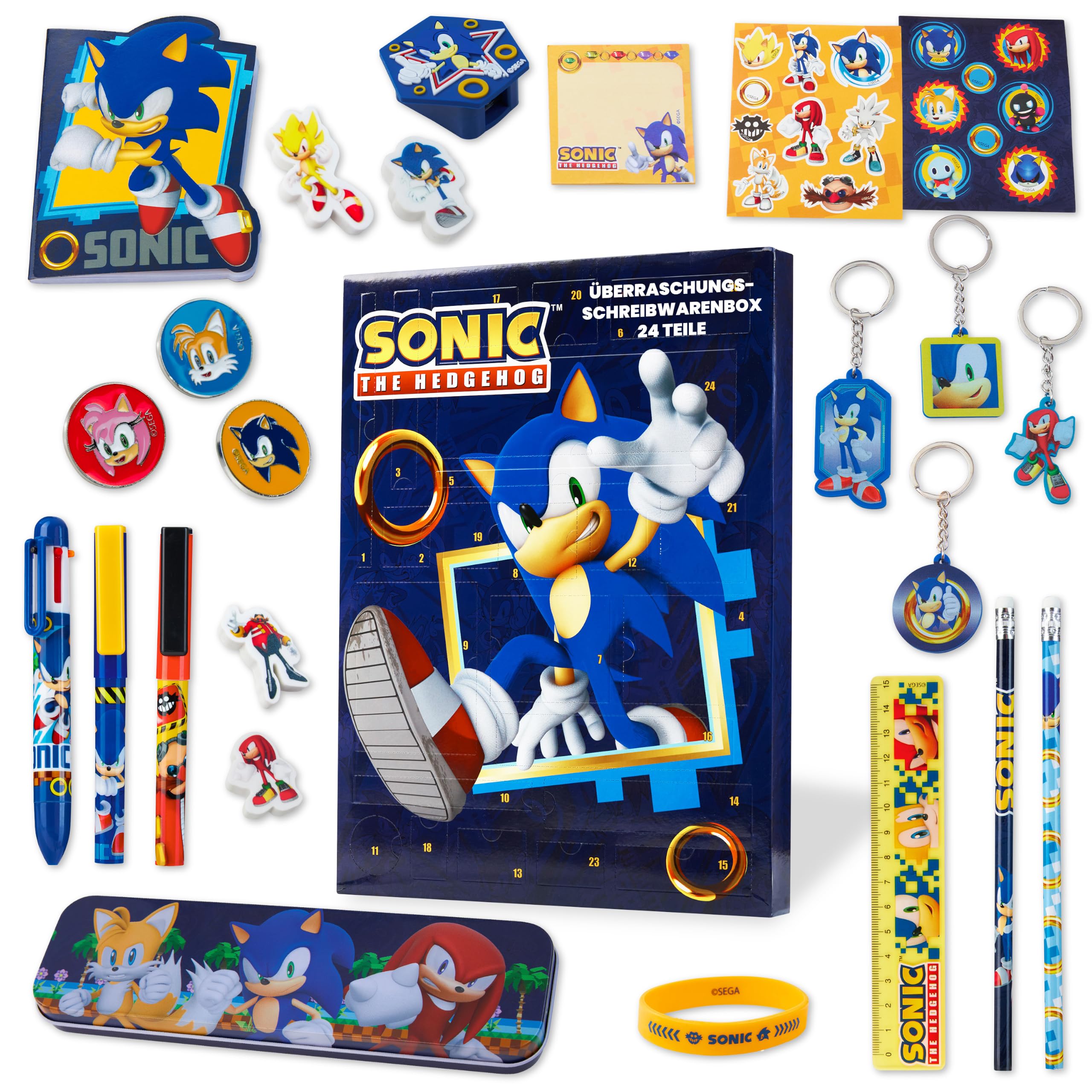 Get Trend Sonic The Hedgehog Adventskalender 2026 – 24 Überraschungen für Gaming-Fans