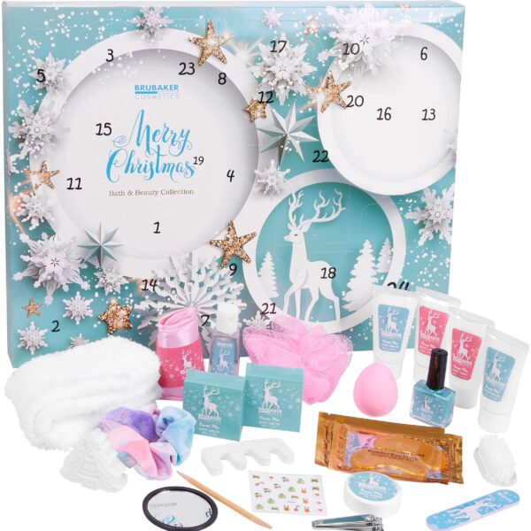 BRUBAKER Cosmetics Beauty Adventskalender 2026 Mint – 24 Premium Wellness Produkte für Frauen
