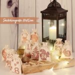 Papierdrachen Adventskalender 2026 – 24 Leinen-Säckchen mit Waldtieren & Zubehör – Bild 3
