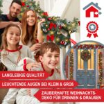 ONBEST Weihnachtsgirlande 10 m – 200 LEDs warmweiss mit Fernbedienung & Timer – Bild 8