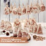 Papierdrachen Adventskalender 2026 – 24 Leinen-Säckchen mit Waldtieren & Zubehör – Bild 5