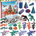 FORMIZON 3D Adventskalender 2026 – 24 3D-gedruckte Drachen, Dinosaurier & Figuren für Kinder